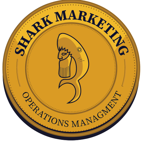 shark marketing logo